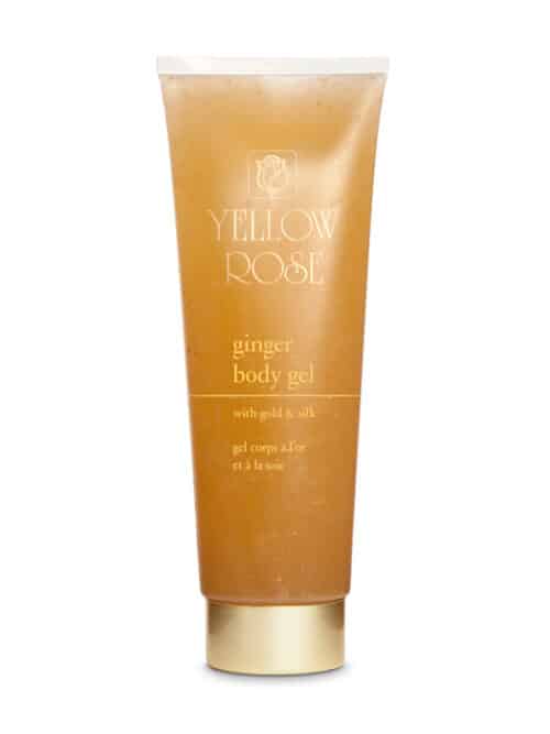 Yellow Rose Ginger Body Gel With Gold And Silk 250ml