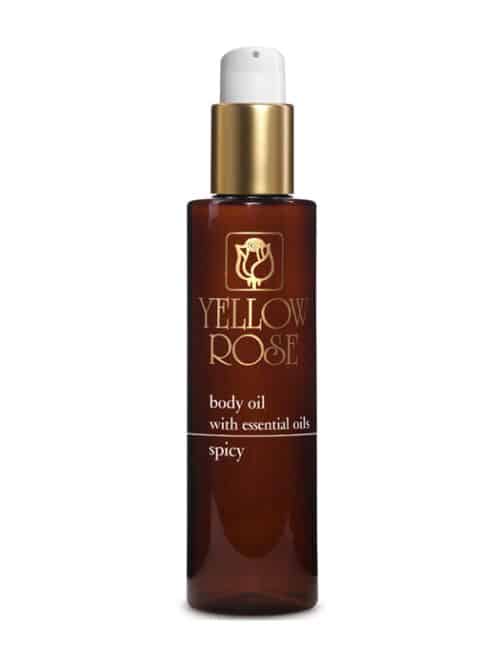 Yellow Rose Body Oil With Essential Oils Spicy 200ml
