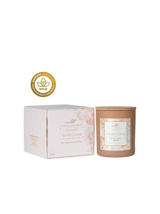 Little Secrets Vanilla Cream Skin Moisturizing Candle 160ml